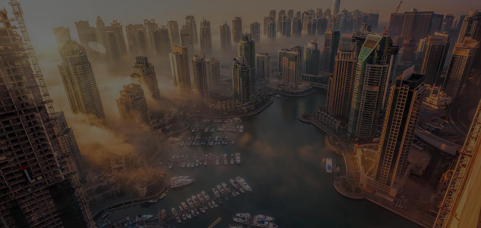 Dubai Skyline at Night