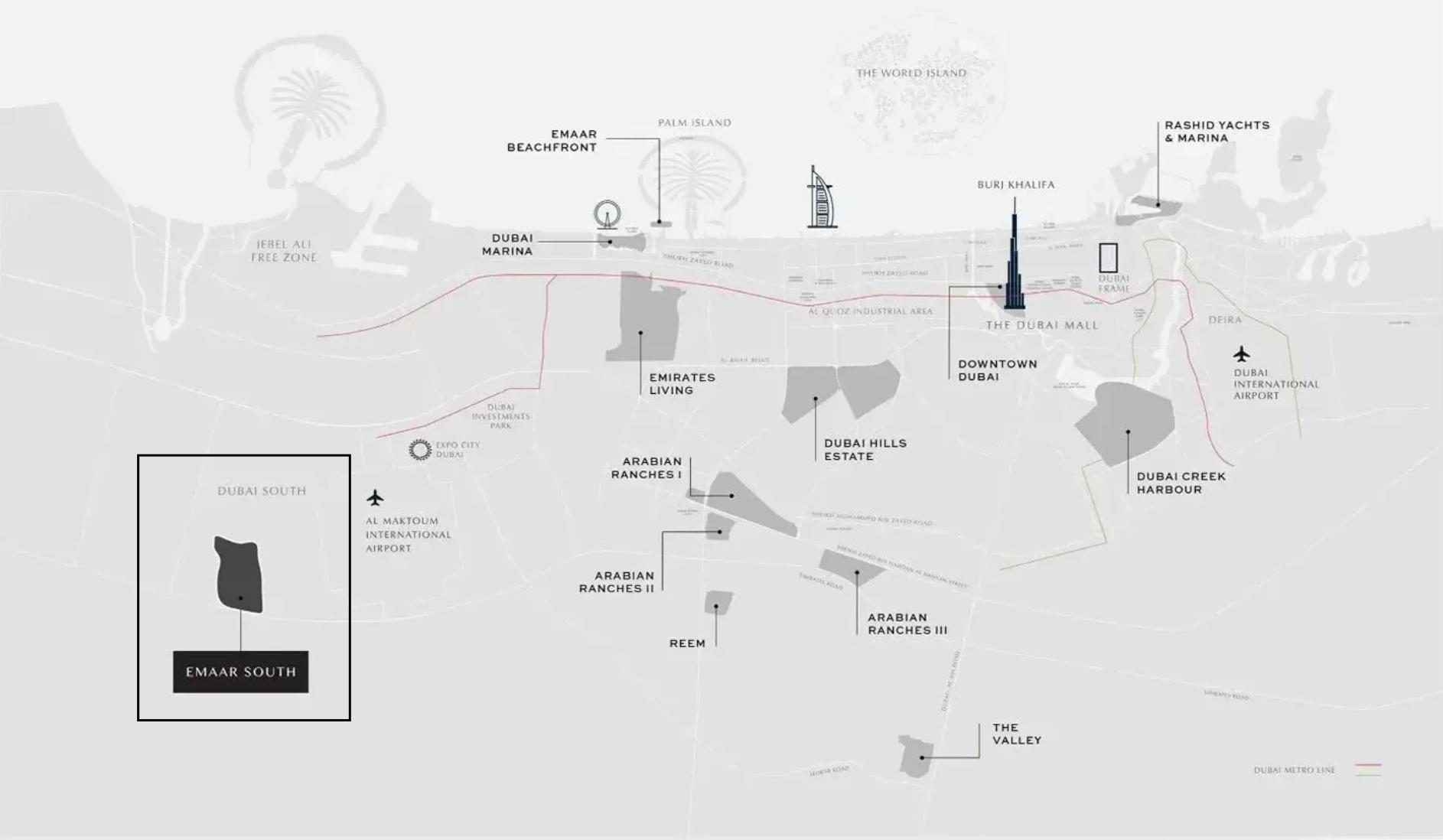 GREENWAY AT EMAAR SOUTH master plan